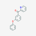 Structure of 2-(3-PHENOXYBENZOYL)PYRIDINE