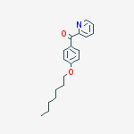 Structure of 2-(4-HEPTYLOXYBENZOYL)PYRIDINE