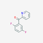 2-(2,5-DIFLUOROBENZOYL)PYRIDINE结构式