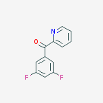 2-(3,5-DIFLUOROBENZOYL)PYRIDINE结构式
