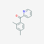 (2,4-dimethylphenyl)(pyridin-2-yl)methanone结构式