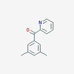2-(3,5-DIMETHYLBENZOYL)PYRIDINE结构式