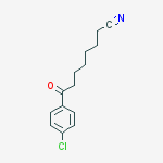 Structure of 8-(4-CHLOROPHENYL)-8-OXOOCTANENITRILE