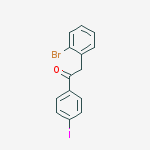 Structure of 2-(2-BROMOPHENYL)-4-IODOACETOPHENONE