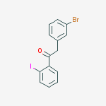 2-(3-BROMOPHENYL)-2-IODOACETOPHENONE结构式