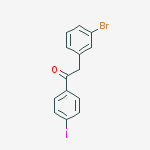 Structure of 2-(3-BROMOPHENYL)-4-IODOACETOPHENONE