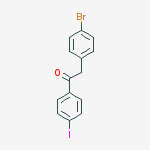 2-(4-BROMOPHENYL)-4-IODOACETOPHENONE结构式