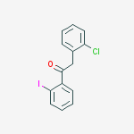 2-(2-CHLOROPHENYL)-2-IODOACETOPHENONE结构式