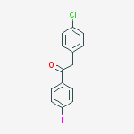 Chemical structure of 2-(4-CHLOROPHENYL)-4-IODOACETOPHENONE