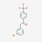 Structure of 2-(3-BROMOPHENYL)-4-TRIFLUOROMETHYLACETOPHENONE