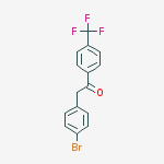 Structure of 2-(4-BROMOPHENYL)-4-TRIFLUOROMETHYLACETOPHENONE