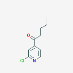 2-CHLORO-4-VALERYLPYRIDINE结构式