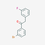 Structure of 3-BROMO-2-(3-FLUOROPHENYL)ACETOPHENONE
