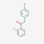 Structure of 2-(4-FLUOROPHENYL)-2-IODOACETOPHENONE