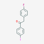 Structure of 2-(4-FLUOROPHENYL)-4-IODOACETOPHENONE