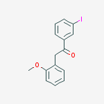 3-IODO-2-(2-METHOXYPHENYL)ACETOPHENONE结构式