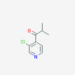 Structure of 1-(2-CHLORO-PYRIDIN-4-YL)-2-METHYL-PROPAN-1-ONE