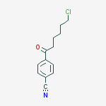 Structure of 6-CHLORO-1-(4-CYANOPHENYL)-1-OXOHEXANE
