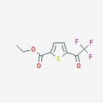 ETHYL 5-TRIFLUOROACETYL-2-THENOATE结构式