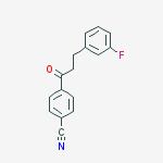 Structure of 4-CYANO-3-(3-FLUOROPHENYL)PROPIOPHENONE