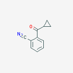 Structure of 2-CYANOPHENYL CYCLOPROPYL KETONE