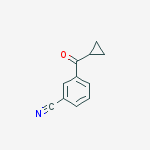 Structure of 3-CYANOPHENYL CYCLOPROPYL KETONE