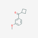 Structure of CYCLOBUTYL 3-METHOXYPHENYL KETONE