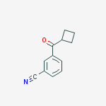 3-CYANOPHENYL CYCLOBUTYL KETONE结构式