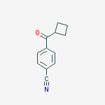 Structure of 4-CYANOPHENYL CYCLOBUTYL KETONE