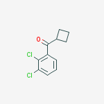 Structure of CYCLOBUTYL 2,3-DICHLOROPHENYL KETONE