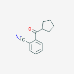 2-CYANOPHENYL CYCLOPENTYL KETONE结构式
