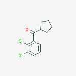 CYCLOPENTYL 2,3-DICHLOROPHENYL KETONE结构式