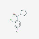 Structure of CYCLOPENTYL 2,4-DICHLOROPHENYL KETONE