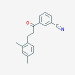 Structure of 3-CYANO-3-(2,4-DIMETHYLPHENYL)PROPIOPHENONE