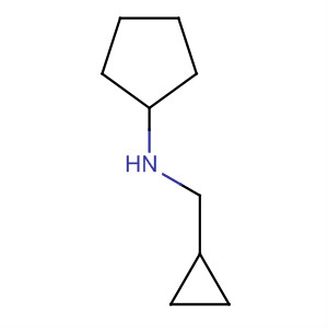 Structure of Cyclopentanamine, N-(cyclopropylmethyl)-