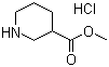 Structure of METHYL PIPERIDINE-3-CARBOXYLATE HYDROCHLORIDE