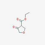 Structure of Tetrahydro-4-oxo-3-furoic acid ethyl ester