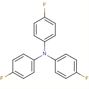 Chemical structure of Benzenamine, 4-fluoro-N,N-bis(4-fluorophenyl)-