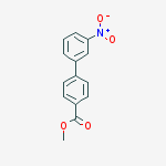 methyl 3'-nitrobiphenyl-4-carboxylate结构式