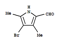 Structure of 4-BROMO-3,5-DIMETHYL-1H-PYRROLE-2-CARBALDEHYDE