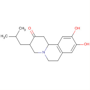 Structure of 2H-Benzo[a]quinolizin-2-one,1,3,4,6,7,11b-hexahydro-9,10-dihydroxy-3-(2-methylpropyl)-