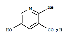 5-羟基-2-甲基烟酸结构式