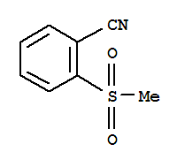 2-甲砜基苯腈结构式