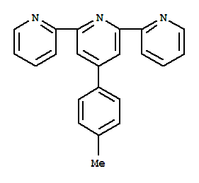 4-(4-甲基苯基)-2,2:6,2-三联吡啶结构式