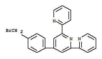 4-[4-(BROMOMETHYL)PHENYL]-2,2:6,2-TERPYRIDINE结构式