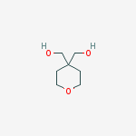 [4-(HYDROXYMETHYL)OXAN-4-YL]METHANOL结构式