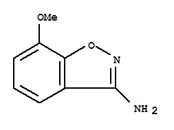 1,2-BENZISOXAZOL-3-AMINE,7-METHOXY-结构式