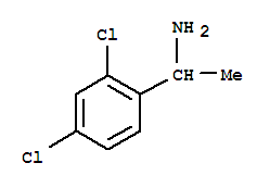 2,4-二氯代-Α-苯乙胺结构式
