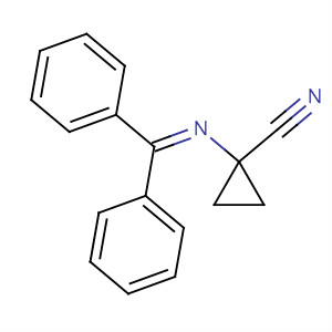 Structure of Cyclopropanecarbonitrile, 1-[(diphenylmethylene)amino]-