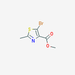 Structure of Methyl 5-bromo-2-methyl-1,3-thiazole-4-carboxylate